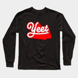 Yeet - Red Long Sleeve T-Shirt